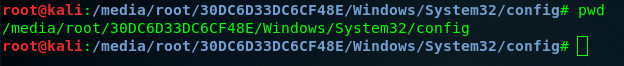Kali linux to remove windows password