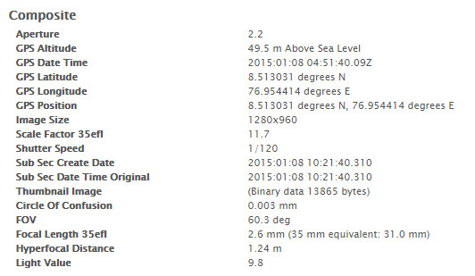 Tracking Geo-location from images