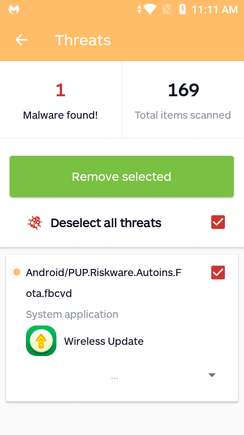 pre-installed malware on UMX U683CL 